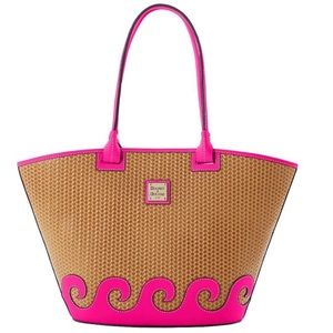 NWT Dooney Bourke Bag Beacon Atlantic Tote Large NEW Woven In Packaging Waves